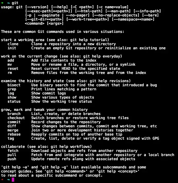 git bash output git bash output