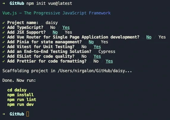 Vuejs CLI setup Vuejs CLI setup